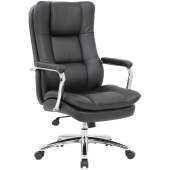 Кресло офисное BRABIX PREMIUM "Amadeus EX-507", экокожа, хром, черное, 530879 за 23&nbsp;728 ₽. Кресла для руководителей.  Доставка по РФ. Без переплат!