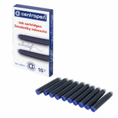 Картриджи чернильные СИНИЕ CENTROPEN, КОМПЛЕКТ 10 шт., 1 0019 1002 за 68 ₽. Картриджи чернильные и чернила для письма и черчения.  Доставка по РФ. Без переплат!