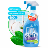 Средство для мытья стекол и зеркал 600 мл, GRASS CLEAN GLASS "Голубая лагуна", 125247 за 129 ₽. Средства для мытья стекол.  Доставка по РФ. Без переплат!