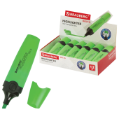 Текстовыделитель BRAUBERG "DELTA", ЗЕЛЕНЫЙ, линия 1-5 мм, 151720 за 42 ₽. Текстовыделители.  Доставка по РФ. Без переплат!