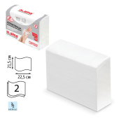 Полотенца бумажные (1 пачка 190 листов) LAIMA (H2) PREMIUM UNIT PACK, белые, 22,5х21,5 см, Z-сложение, 126559 за 166 ₽. Полотенца бумажные профессиональные.  Доставка по РФ. Без переплат!
