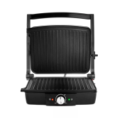 Электрогриль KITFORT KT-1656, 2000 Вт, фиксированные панели, регулировка температуры, серебристый за 7&nbsp;010 ₽. Электрогрили.  Доставка по РФ. Без переплат!