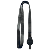 Держатель-рулетка для бейджей 70 см, с лентой 45 см, черный, BRAUBERG EXTRA, 238838 за 88 ₽. Держатели для бейджей.  Доставка по РФ. Без переплат!