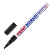 Маркер-краска лаковый (paint marker) 2 мм, ЧЕРНЫЙ, НИТРО-ОСНОВА, алюминиевый корпус, BRAUBERG PROFESSIONAL PLUS, 151439 за 72 ₽. Маркеры-краски лаковые.  Доставка по РФ. Без переплат!