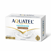 Мыло-крем 90 г AQUATEL "Классическое" увлажняющее, не сушит кожу, 6229 за 77 ₽. Мыло кусковое.  Доставка по РФ. Без переплат!
