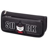 Пенал мягкий ЮНЛАНДИЯ, 2 отделения, полиэстер, "Shark", черный, 21х6х9 см, 270271 за 290 ₽. Пеналы мягкие.  Доставка по РФ. Без переплат!