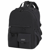 Рюкзак HEIKKI EDITION (ХЕЙКИ) универсальный, 6 карманов, черный, 42х30х14 см, 272540 за 1&nbsp;448 ₽. Рюкзаки городские для старшеклассников и студентов.  Доставка по РФ. Без переплат!