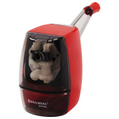 Точилка механическая BRAUBERG "EXTRA", держатель-захват для карандаша, крепление к столу, 229607 за 295 ₽. Точилки механические.  Доставка по РФ. Без переплат!