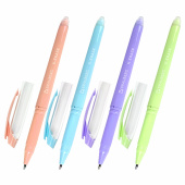 Ручка стираемая гелевая с грипом BRAUBERG X-ERASE PASTEL, СИНЯЯ, узел 0,7 мм, линия 0,35 мм, 143953 за 71 ₽. Ручки со стираемыми чернилами.  Доставка по РФ. Без переплат!