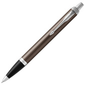 Ручка шариковая PARKER "IM Core Dark Espresso CT", корпус кофейный лак, хромированные детали, синяя, 1931671 за 3&nbsp;049 ₽. Ручки шариковые подарочные.  Доставка по РФ. Без переплат!