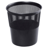 Корзина для бумаг BRAUBERG сетчатая, 9 л, черная, 237001 за 168 ₽. Корзины для бумаг.  Доставка по РФ. Без переплат!