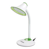 Настольная лампа-светильник SONNEN OU-608, на подставке, светодиодная, 5 Вт, белый/зеленый, 236670 за 991 ₽. Светильники.  Доставка по РФ. Без переплат!