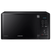 Микроволновая печь SAMSUNG MG23K3515AK/BW, объем 23 л, мощность 800 Вт, электронное управление, черная за 19&nbsp;863 ₽. Микроволновые печи.  Доставка по РФ. Без переплат!