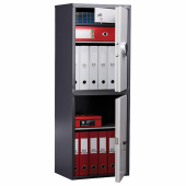 Шкаф металлический для документов AIKO "SL-125/2ТEL" ГРАФИТ, 1252х460х340 мм, 31 кг, S10799132902 за 20&nbsp;766 ₽. Шкафы для документов.  Доставка по РФ. Без переплат!
