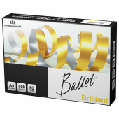 Бумага офисная А4, 80 г/м2, 500 л., марка А, BALLET BRILLIANT, Россия, 165% (CIE) за 542 ₽. Бумага белая марок А, В, С.  Доставка по РФ. Без переплат!