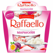 Конфеты RAFFAELLO "Маракуйя" с цельным миндальным орехом в кокосовой стружке, 150 г, 9020000001086 за 736 ₽. Конфеты в коробках.  Доставка по РФ. Без переплат!