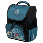 Ранец ПИФАГОР BASIC, 1 отделение, 3 кармана, эргономичная спинка, "Dino world", 35х28х18 см, 272046 за 2 327 ₽. Ранцы для начальной школы.  Доставка по РФ. Без переплат!