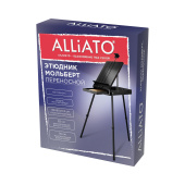Этюдник-мольберт облегченный, холст до 82 см, черный, ALLIATO (АЛЛИАТО), 192755 за 5&nbsp;729 ₽. Этюдники.  Доставка по РФ. Без переплат!