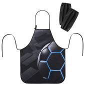 Фартук с нарукавниками для уроков труда ЮНЛАНДИЯ, регулировка по росту, 46х54 см, "Soccer ball", 273765 за 301 ₽. Фартуки для уроков труда.  Доставка по РФ. Без переплат!