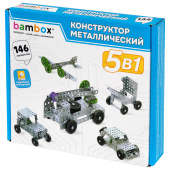 Конструктор металлический "Для уроков труда №3", 5 в 1 с подвижными деталями, 146 элементов, BAMBOX (БАМБОКС), 667038 за 541 ₽. Конструкторы.  Доставка по РФ. Без переплат!