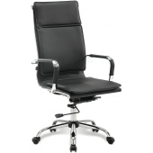 Кресло офисное BRABIX "Cube EX-523", экокожа, хром, черное, 531946 за 17 182 ₽. Кресла для руководителей. Доставка по РФ. Без переплат!