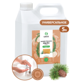 Мыло жидкое хозяйственное 5 кг, GRASS, с маслом кедра, 125581 за 731 ₽. Мыло хозяйственное.  Доставка по РФ. Без переплат!