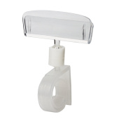 Ценникодержатели "улитка" ROLL-CLIP-L на ножке, комплект 10 шт., 112071 за 389 ₽. Держатели для ценников.  Доставка по РФ. Без переплат!