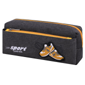 Пенал мягкий BRAUBERG, 2 отделения, полиэстер, "Sport scorer", серый, 20х9х6 см, 271575 за 308 ₽. Пеналы мягкие.  Доставка по РФ. Без переплат!