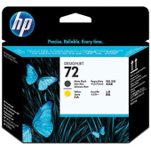 Головка печатающая для плоттера HP (C9384A) Designjet T610/795/1100 и др., №72, черная матовая и желтая, оригинальная за 20&nbsp;016 ₽. Головки печатающие для плоттеров.  Доставка по РФ. Без переплат!