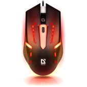 Мышь проводная DEFENDER Flash MB-600L, 800-1200 dpi, 4 кнопки + 1 колесо-кнопка, оптическая, черная, 52600 за 230 ₽. Мыши проводные компьютерные.  Доставка по РФ. Без переплат!