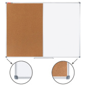 Доска комбинированная: магнитно-маркерная, пробковая для объявлений 90х120 см, BRAUBERG Extra, 238184 за 2 827 ₽. Доски для информации, витрины.  Доставка по РФ. Без переплат!