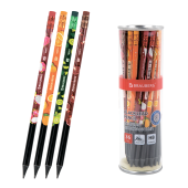 Карандаш чернографитный с принтом BRAUBERG "JUICY FRUIT", 1 шт., HB, с ластиком, корпус ассорти, 182017 за 10 ₽. Карандаши чернографитные.  Доставка по РФ. Без переплат!