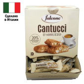 Печенье в индивидуальной упаковке FALCONE "Cantucci" с миндалем, 125 штук по 8 г, 1 кг, ИТАЛИЯ, MC-00014394 за 3 516 ₽. Печенье, крекеры, сухари и сушки.  Доставка по РФ. Без переплат!