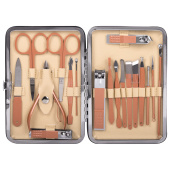 Универсальный набор для маникюра и педикюра 18 в 1 в футляре, STANDARD, розовый, WBZ (ВБЗ), 609488 за 723 ₽. Инструменты для маникюра и педикюра.  Доставка по РФ. Без переплат!