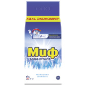 Стиральный порошок-автомат 9 кг, МИФ 3в1,"Морозная свежесть" за 2&nbsp;462 ₽. Стиральные порошки.  Доставка по РФ. Без переплат!