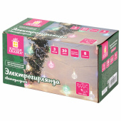 Электрогирлянда-нить комнатная "Bubble ball", 3 м, 30 LED, мультицветная, 220 V, контроллер, ЗОЛОТАЯ СКАЗКА, 591363 за 429 ₽. Электрогирлянды и световые фигуры.  Доставка по РФ. Без переплат!