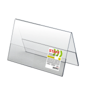 Подставка настольная для презентаций 210х150 мм (домик), двусторонняя, ПЭТ, STAFF, 291390 за 263 ₽. Подставки и таблички настольные (тейблтенсы).  Доставка по РФ. Без переплат!