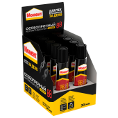 Клей универсальный МОМЕНТ-88, 30 мл, особопрочный, в шоу-боксе, 1139012 за 129 ₽. Клей специальный.  Доставка по РФ. Без переплат!