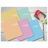 Тетрадь А5 48 л., ПЗБМ, скоба, клетка, Soft Touch, брайль 3D, "СофтКолорТач", микс в спайке, 28213 за 92 ₽. Тетради 40-48 листов.  Доставка по РФ. Без переплат!