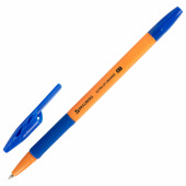 Ручка шариковая с грипом BRAUBERG "ULTRA GT ORANGE", СИНЯЯ, корпус оранжевый, линия 0,35 мм, 144052 за 16 ₽. Ручки шариковые неавтоматические.  Доставка по РФ. Без переплат!