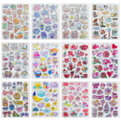 Наклейки объемные "Вдохновение", 19х15 см, ассорти 12 видов, FUNSTER (ФАНСТЕР), 666088 за 74 ₽. Наклейки.  Доставка по РФ. Без переплат!