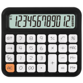 Калькулятор настольный BRAUBERG KW-1000-BK (152x132 мм), 3D-кнопки, 12 разрядов, черный, 272956 за 533 ₽. Калькуляторы настольные.  Доставка по РФ. Без переплат!