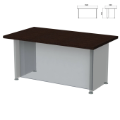 Столешница стола письменного "Приоритет" (1600х900х750 мм), венге, К-901, К-901 венге за 12&nbsp;699 ₽. Набор мебели "Приоритет".  Доставка по РФ. Без переплат!