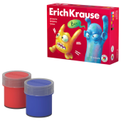 Гуашь ERICH KRAUSE "Jolly friends" 12 цветов по 20 мл, картонная упаковка, 61415 за 406 ₽. Гуашь школьная.  Доставка по РФ. Без переплат!