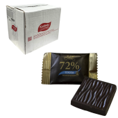 Шоколад порционный KONFESTA горький 72% какао, 1100 г (220 штук по 5 г) за 2&nbsp;283 ₽. Шоколад.  Доставка по РФ. Без переплат!