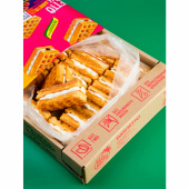 Вафли мягкие с суфле ДАРЛЕТТО со вкусом малины, 1,08 кг за 917 ₽. Вафли, пряники.  Доставка по РФ. Без переплат!