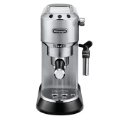 Кофеварка рожковая DELONGHI Dedica EC685.M, 1350 Вт, объем 1,1 л, ручной капучинатор, металлик за 24&nbsp;196 ₽. Кофеварки рожковые.  Доставка по РФ. Без переплат!