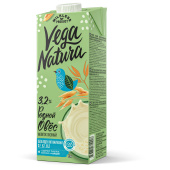 Овсяный напиток VEGA NATURA "Родной овес" жирность 3,2%, 1 л за 180 ₽. Молоко.  Доставка по РФ. Без переплат!