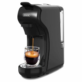 Кофемашина капсульная 4 в 1 NESPRESSO/DOLCEGUSTO/чалды/молотый HIBREW H1A, 1450 Вт, объем 0,7 л, черная за 13&nbsp;029 ₽. Кофемашины капсульные.  Доставка по РФ. Без переплат!
