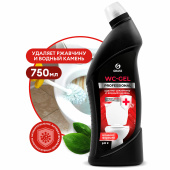 Средство чистящее кислотное для санузлов 750 мл, GRASS WC-GEL PROFESSIONAL, 125535 за 257 ₽. Средства для чистки ванных и туалетных комнат.  Доставка по РФ. Без переплат!